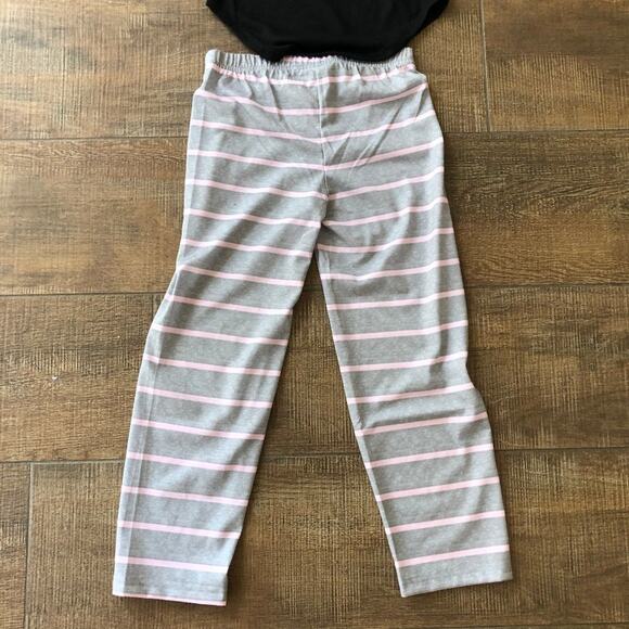 Crazy 8 Girls' Short Sleeve Curve Hem Pajama Set Small 5-6 - Picture 3 of 10